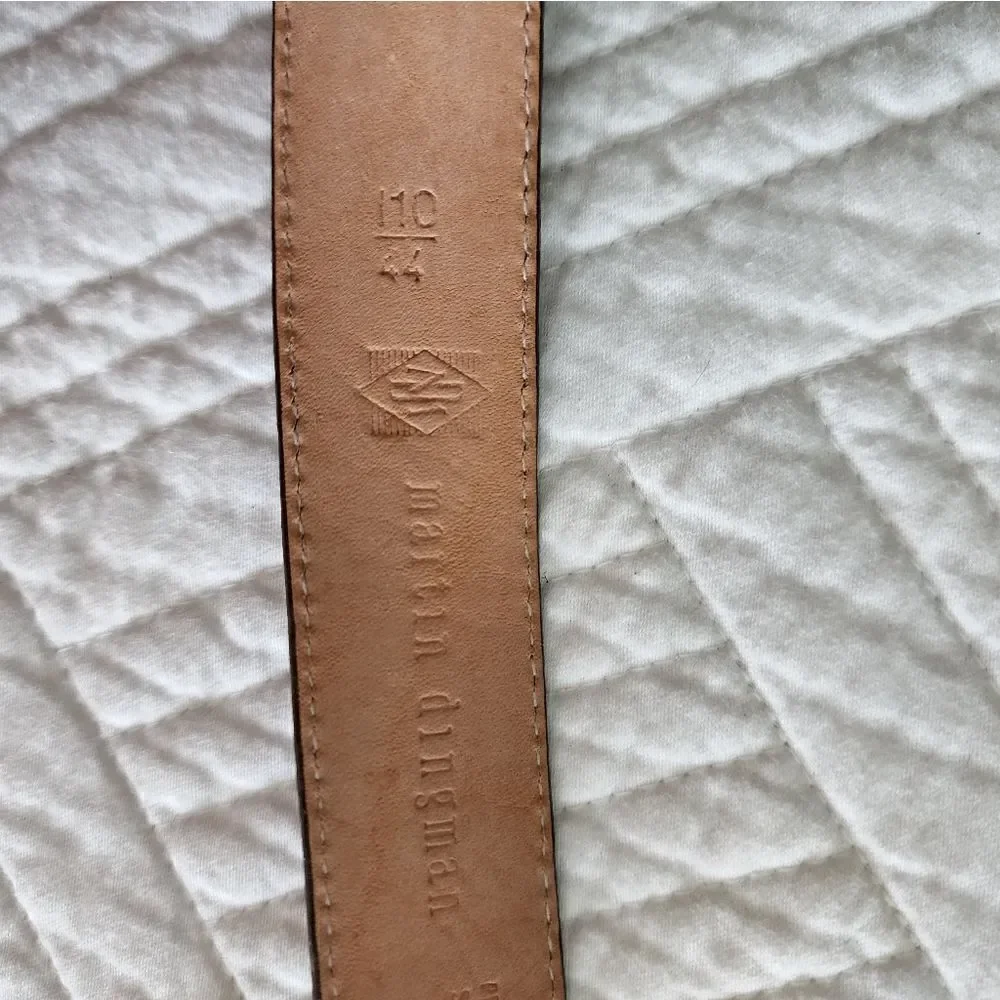 Martin Dingman leather men's belt